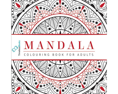 Mandala - Adults Colouring Book with Tearout sheet | EDS-09