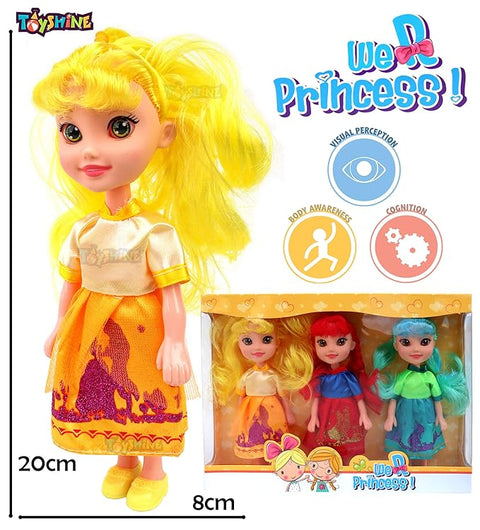 3 PCS WE R PRINCESS DOLL | LMI-0269