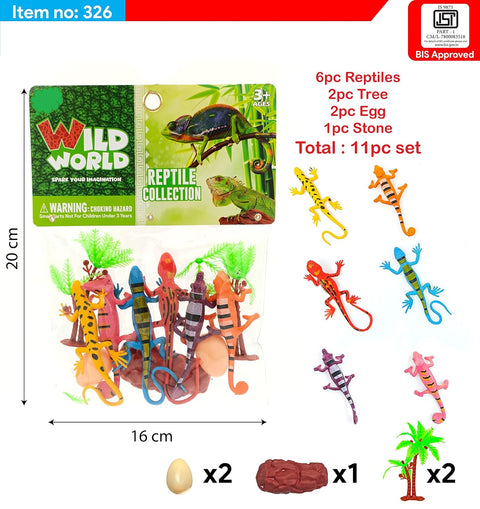 326 for Kids Lizard Figure Playset