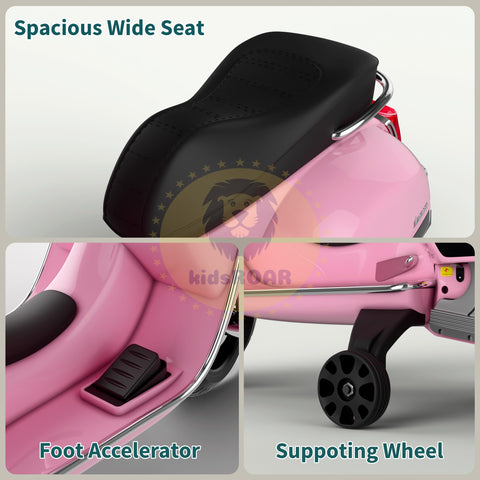 Vespa Bike For Kids | with Remote | Battery Operated Electric Bike