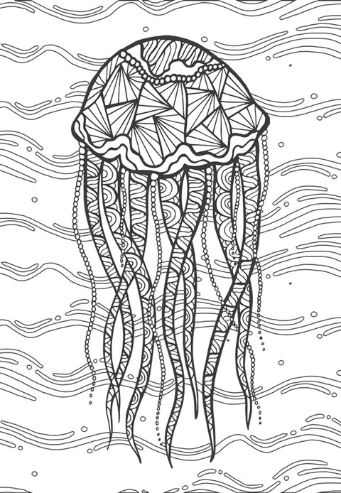 Doodles - Mini Adult Colouring Pad | EDS-08