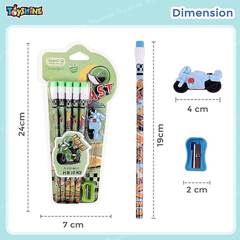 RACING MOTO PENCIL SET | PS-2310-RM-10