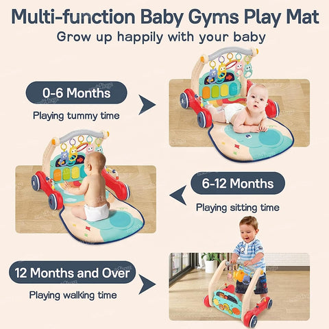3IN1 PIANO PLAY GYM WALKER | CE354-1