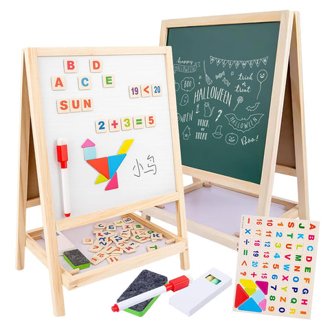 WOODEN MAGN 5 IN 1 EASEL STAND ESB | INT492
