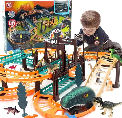 Dinosaur Race Track Car Toy Set | LMI-888-71