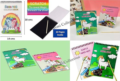 UNICORN BLACK PAGE SPIRAL BOOK | GBT-ZGB-03