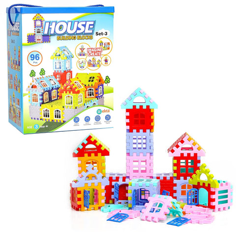 HOUSE BUILDING BLOCKE SET 3 96P | EK-012