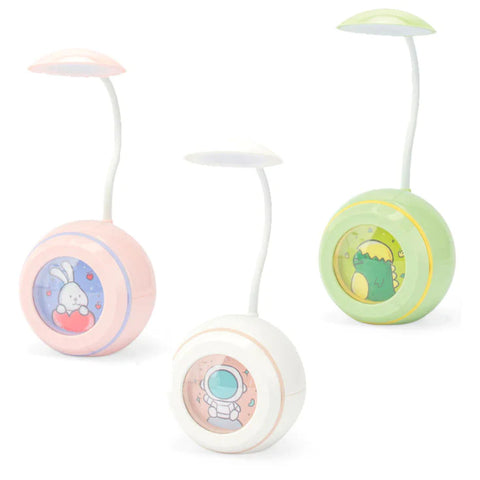 Space Capsule 3-in-1 LED Desk Lamp: Illumination, Organization, and Sharpening in Style | GBR203-A/203-B