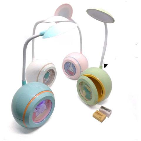 Space Capsule 3-in-1 LED Desk Lamp: Illumination, Organization, and Sharpening in Style | GBR203-A/203-B