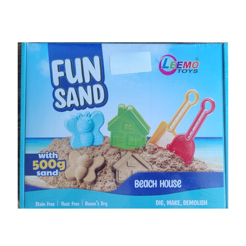Smooth Sand(500 Grams) & Magic Sand Castle, Smooth,Durable and Non Sticky Sand | VS2703