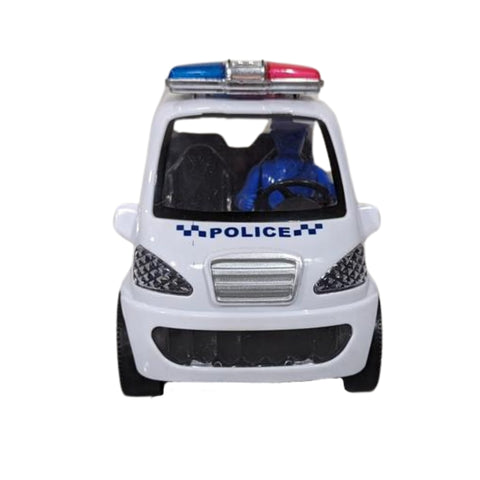 Police Car Toy | Bump and Go Cop Car with Fun Flashing Lights  | LO3888B