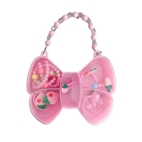 Glitter  Hairpin Hair Tie Clip Band Barrette Accessories Set | GBT-3967