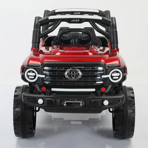 Conquer Adventures: 906 Kids Electric Toyota Jeep with 4x4 Wheel Drive