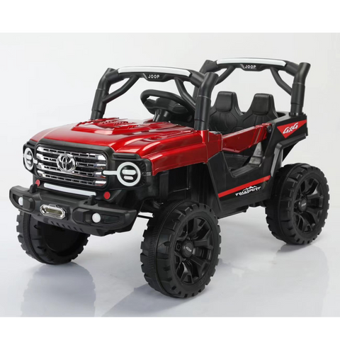 Conquer Adventures: 906 Kids Electric Toyota Jeep with 4x4 Wheel Drive