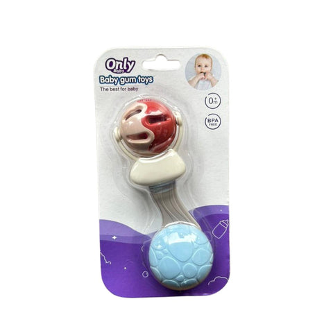 Non-Toxic Colourful Lovely Attractive Rattles Cum Teether | ONBY-9