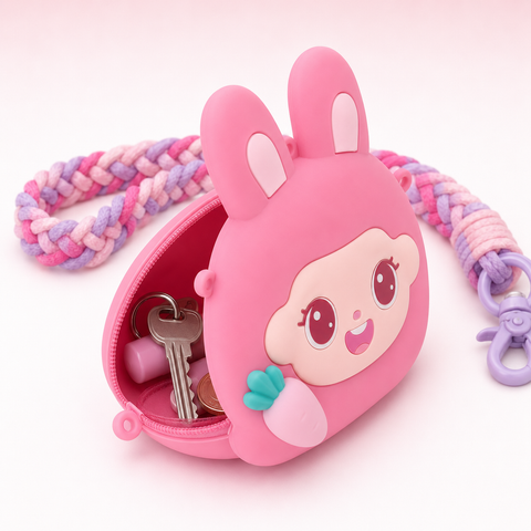 RABBIT KIKI SILICON POUCH | KQ0260