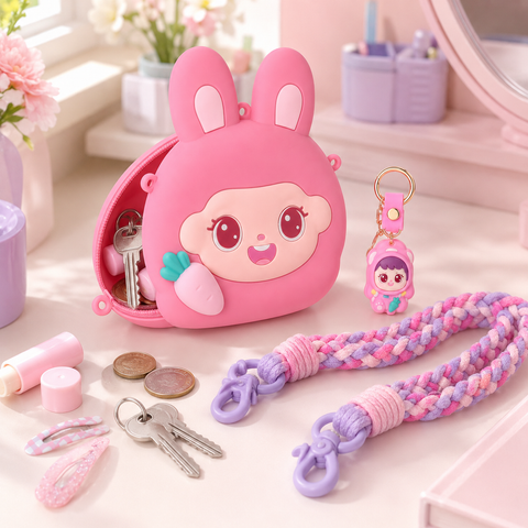 RABBIT KIKI SILICON POUCH | KQ0260