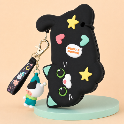 MEOW SILICON POUCH | KQ0290
