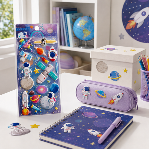 DECORATIVE STICKERS 4 SHEET|  SL-AKV
