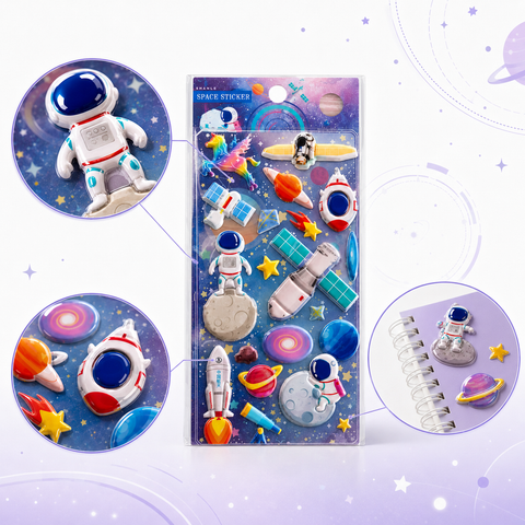 DECORATIVE STICKERS 4 SHEET|  SL-AKV