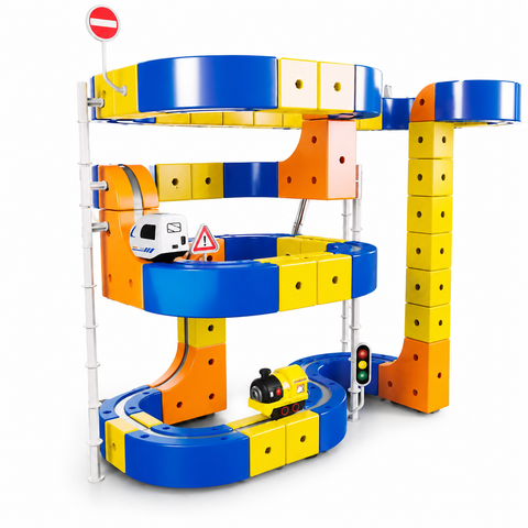 MAGNETIC RAIL CAR 130PC | RDF-1282