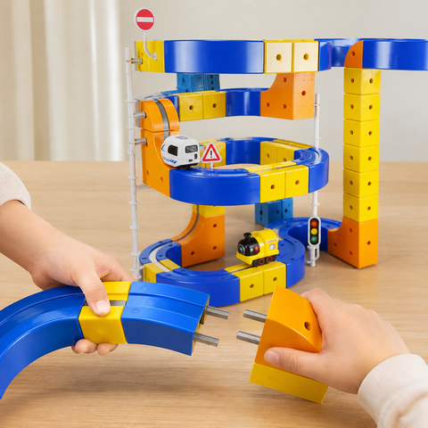 MAGNETIC RAIL CAR 130PC | RDF-1282
