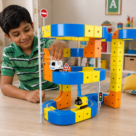 MAGNETIC RAIL CAR 130PC | RDF-1282