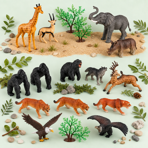 JUNGLE KINGDOM ANIMALS | LMI-12032