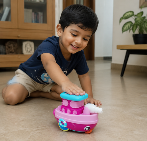 PRESS AND GO CUTE BOAT | LMI-6668A