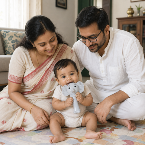 ELEPHANT RATTLE TEETHER | AE-699