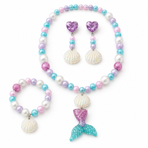 PLASTIC NECKLACE SET | GBT-8114