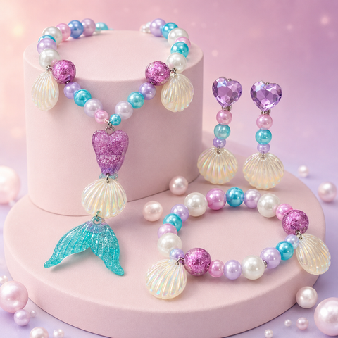PLASTIC NECKLACE SET | GBT-8114