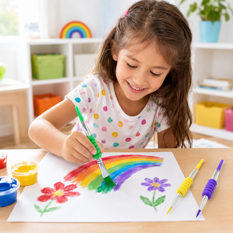3PCS KIDS PAINT BRUSH SET | GBT-1397