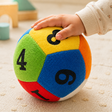 EDUCATIONAL RATTLE BALL 10CM | ERB-663