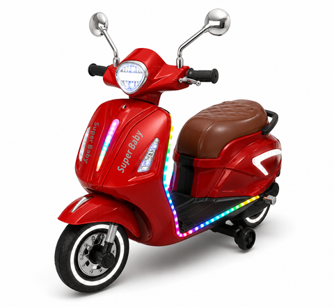 Big Size Vespa Hand Accelerator Ride On for Kids | FT-818