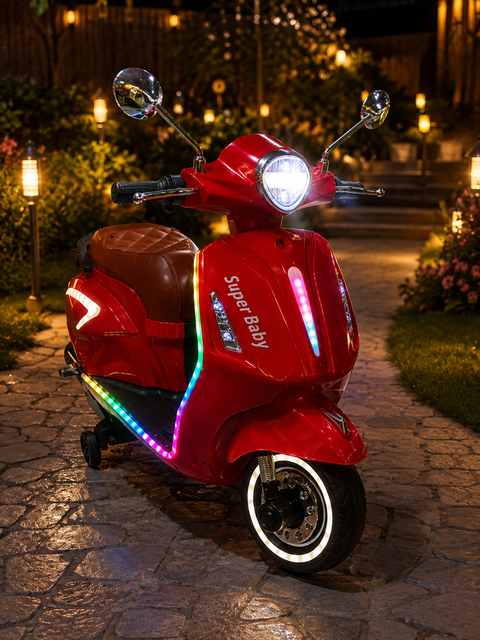 Big Size Vespa Hand Accelerator Ride On for Kids | FT-818