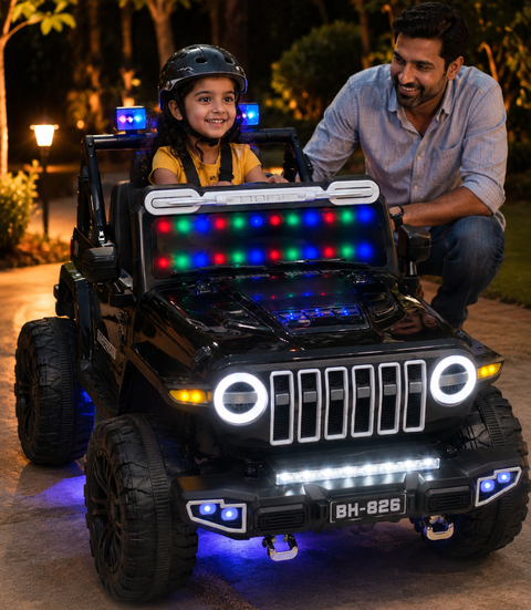 THAR JEEP WITH WHEEL LIGHT | BH-826