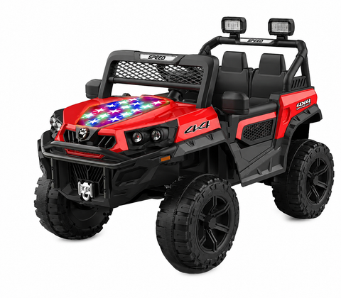 Jeep Manual Driving with Foot Accelerator + Parent Remote Control | U-600
