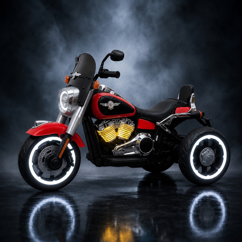 kidsROAR AVENGER Mini Electric Bike for Kids 2-5 Years | Baby Bike | Battery Operated Ride On Bullet with Parent Remote Control & Foot Accelerator | Bluetooth, USB Music, LED Lights| Max 25kg