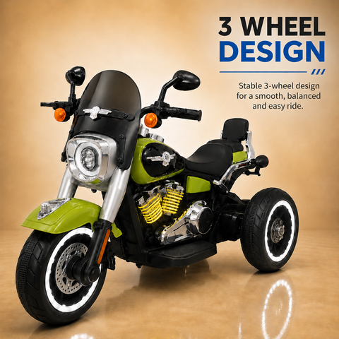 kidsROAR AVENGER Mini Electric Bike for Kids 2-5 Years | Baby Bike | Battery Operated Ride On Bullet with Parent Remote Control & Foot Accelerator | Bluetooth, USB Music, LED Lights| Max 25kg