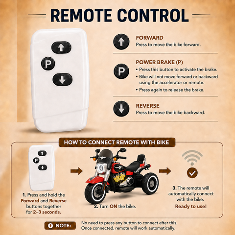 kidsROAR AVENGER Mini Electric Bike for Kids 2-5 Years | Baby Bike | Battery Operated Ride On Bullet with Parent Remote Control & Foot Accelerator | Bluetooth, USB Music, LED Lights| Max 25kg