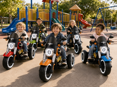 kidsROAR AVENGER Mini Electric Bike for Kids 2-5 Years | Baby Bike | Battery Operated Ride On Bullet with Parent Remote Control & Foot Accelerator | Bluetooth, USB Music, LED Lights| Max 25kg