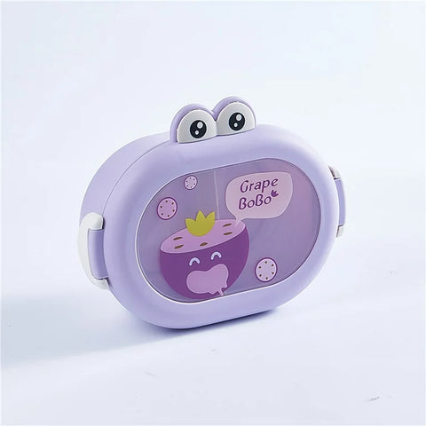 Lunch Box for Kids, 3-In-1 Small Lunch Box with Spoon & Fork & Removable Partition, Leakproof Food Container  | GBT-3329