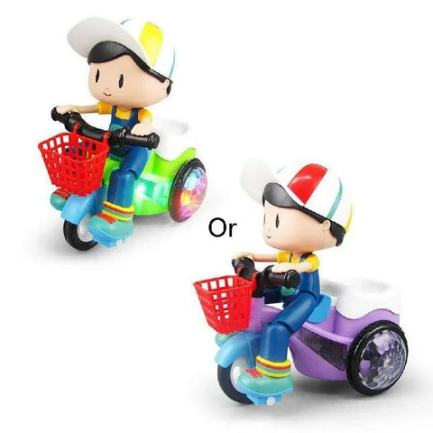 Electric Tricycle Toys 360 Degree Rotating Stunt Bicycle | NEYJ3023