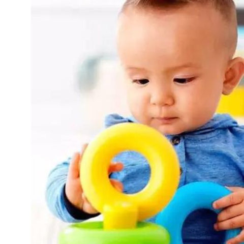 Teddy Rings with Smiley Stacking Play Set Medium | LORING MED