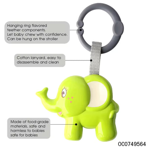 elephant new born baby rattle toy | 588-22