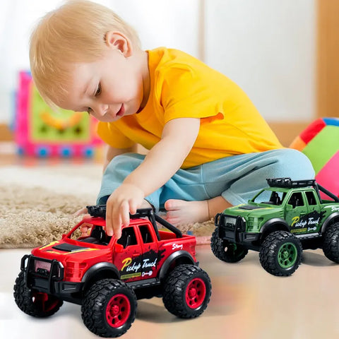 4 Wheels off-road vehicle Friction Powered Trucks Inertia diecast  | NEBHX803 ( COLOR MAY VERY )