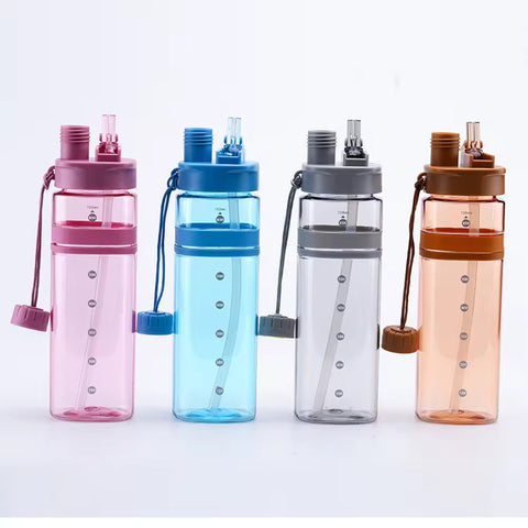 Drinking Water Bottle Two Openings Tritan - 600Ml | GBT-424