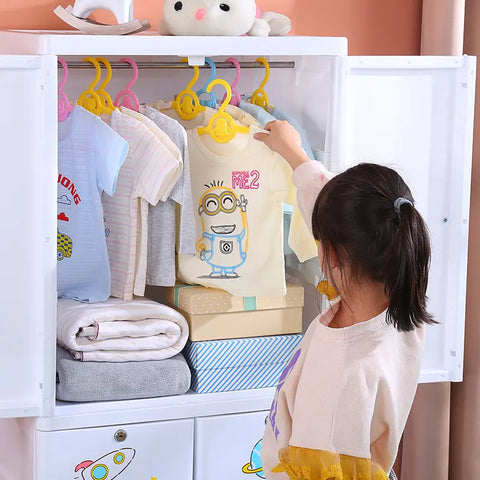 7023A BEAR | Kids Wardrobe Almirah Hanging Drawer