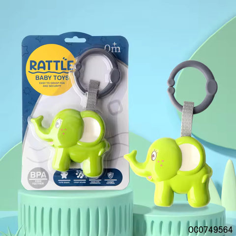 elephant new born baby rattle toy | 588-22